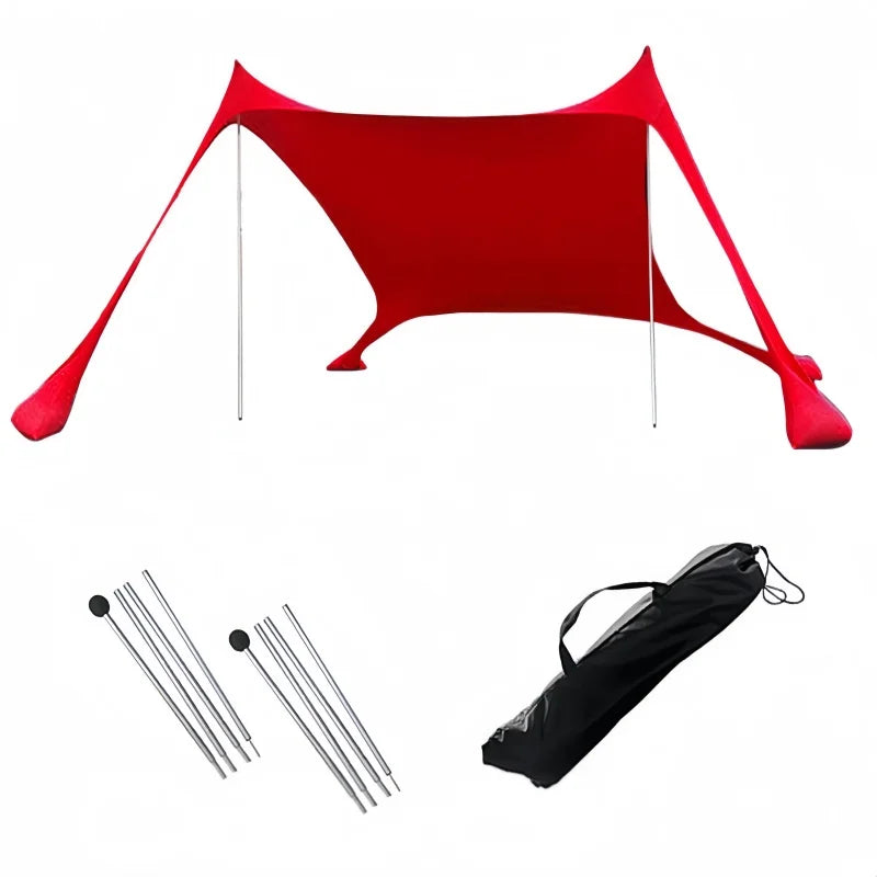 Outdoor Portable Lycra Beach Canopy Portable Windproof And Sunscreen Sun Shelter Canopy Garden House Outdoor Camping Tent