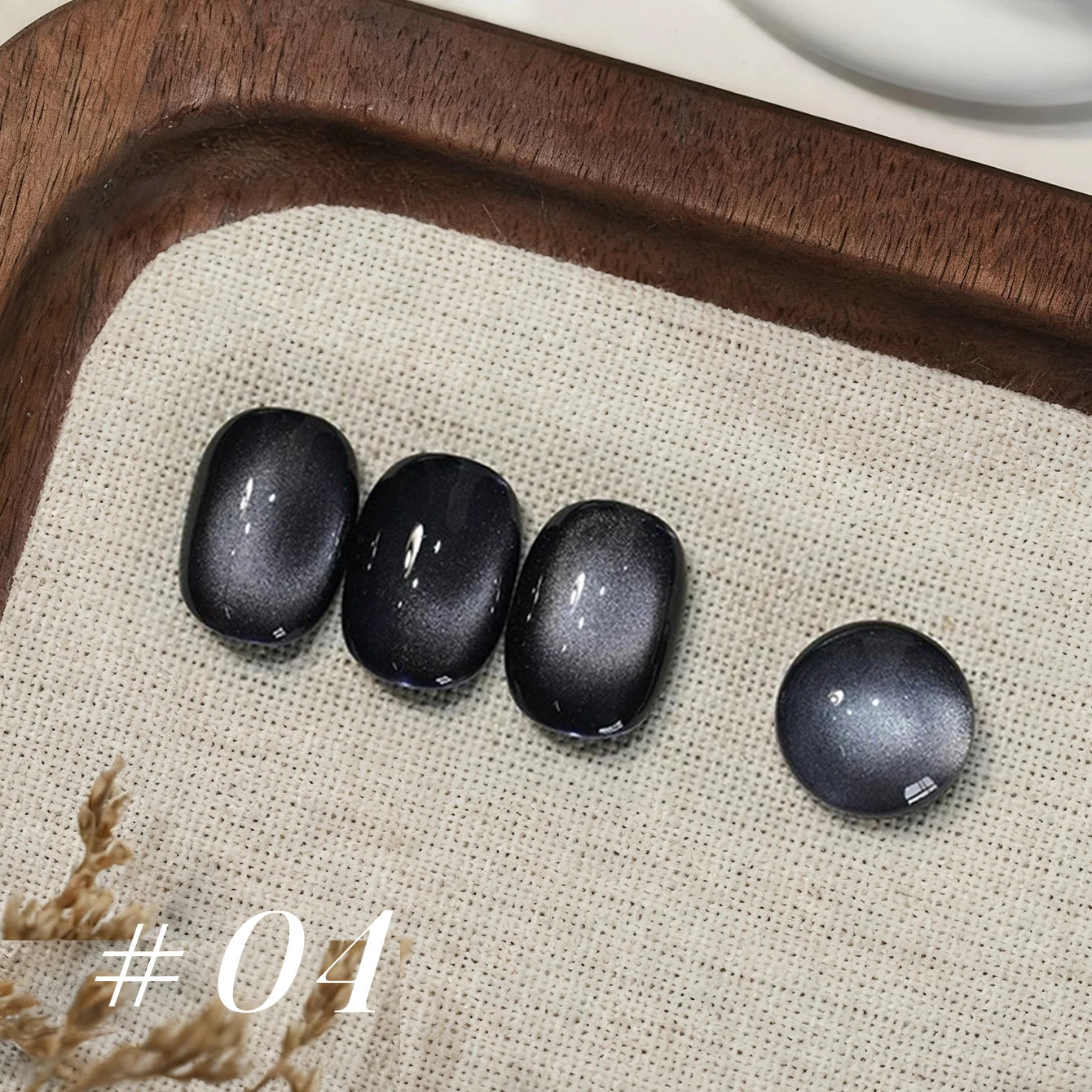 12ML 1-21pcs Toe Selling Whitening Glass Bead Cat Eye Gel Nail Polish Black Nails Nail Art Grey Cat Eye Nail Polish Cute Nails