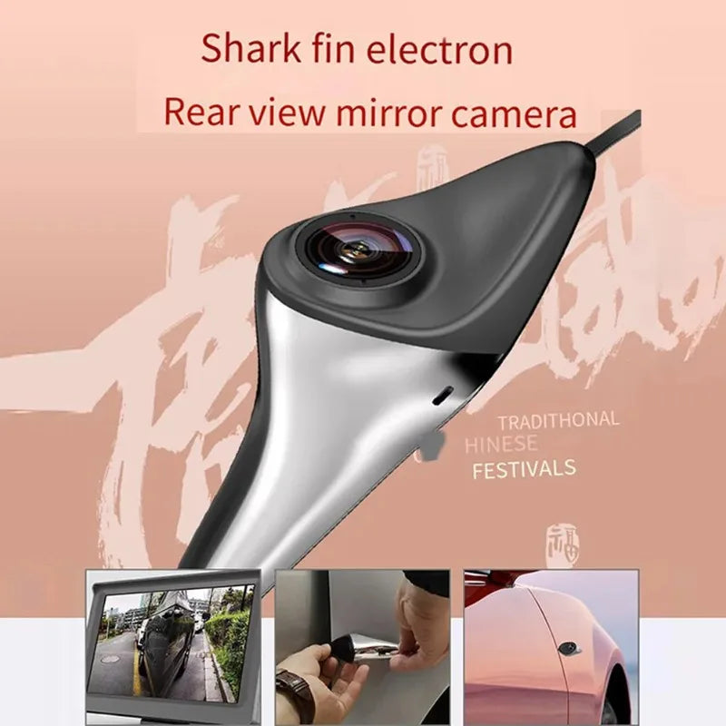 CMS Car Rear View Camera, Blind Spot Auxiliary Reversing System, Backup Side Camera Screen, IP68 Waterproof AHD Smart Monitor