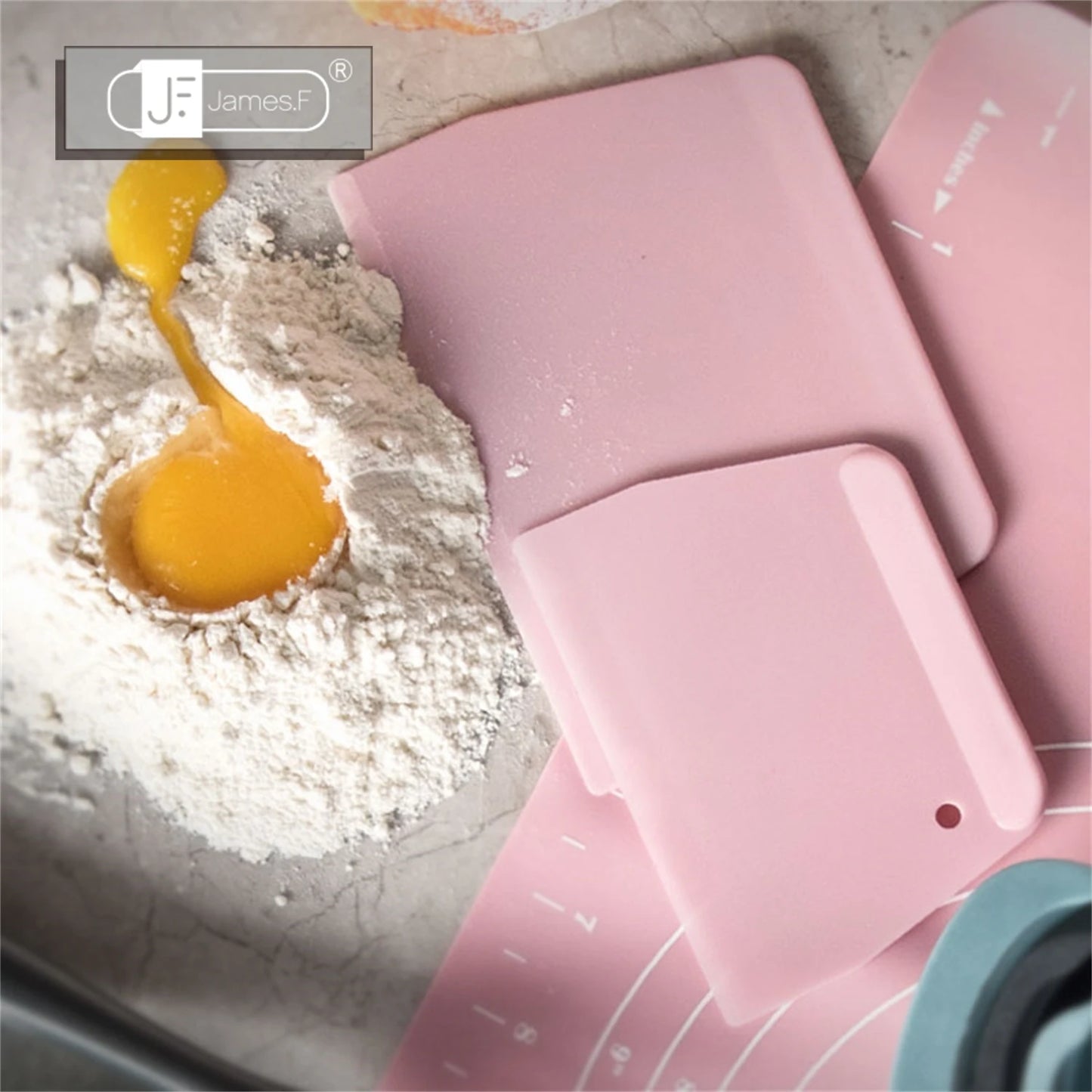2pc Plastic Cake Cream Spatula Dough Butter Batter Scraper Baking Tools For Home Baking  Cutting Tools Kitchen Gadgets