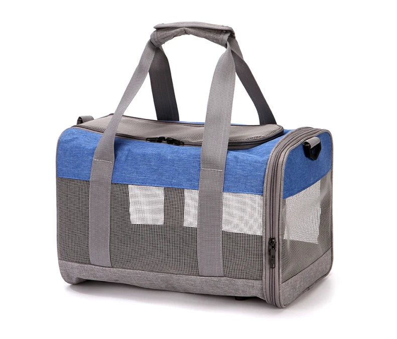 Pet Carrier Soft Travel Bag for Cats And Dogs Breathable Honeycomb Board Detachable Veterinary Cat Car Bag Support Board