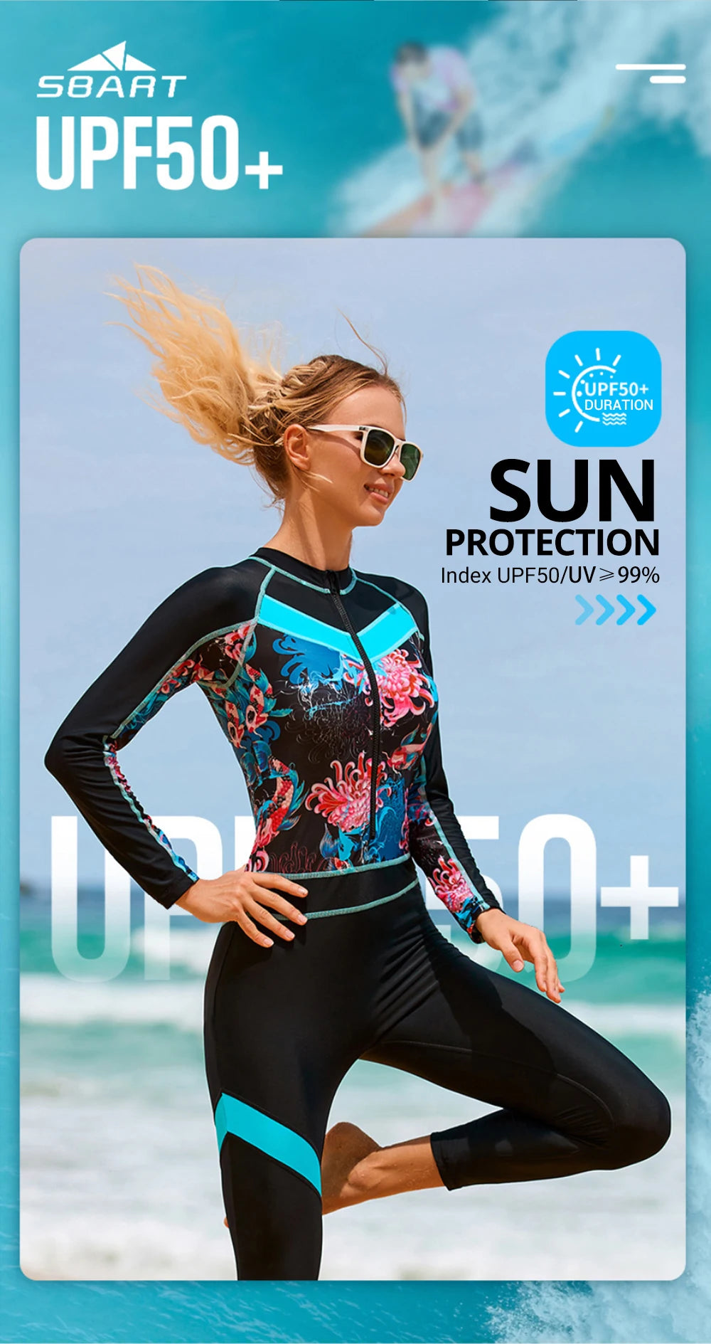 Women Thin Wetsuit Swimwear Female Diving Suit Snorkeling Beach Jellyfish Sunscreen Elastic Zipper Swimsuit Rash Guard