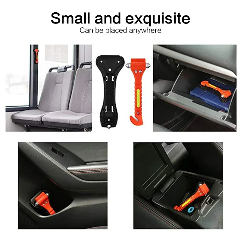 Vehicle Safety Hammer 1/2/4pcs  Emergency Break Window Glass Easy Use For Car Window  Survival Life Rescue Tools Escape Tools