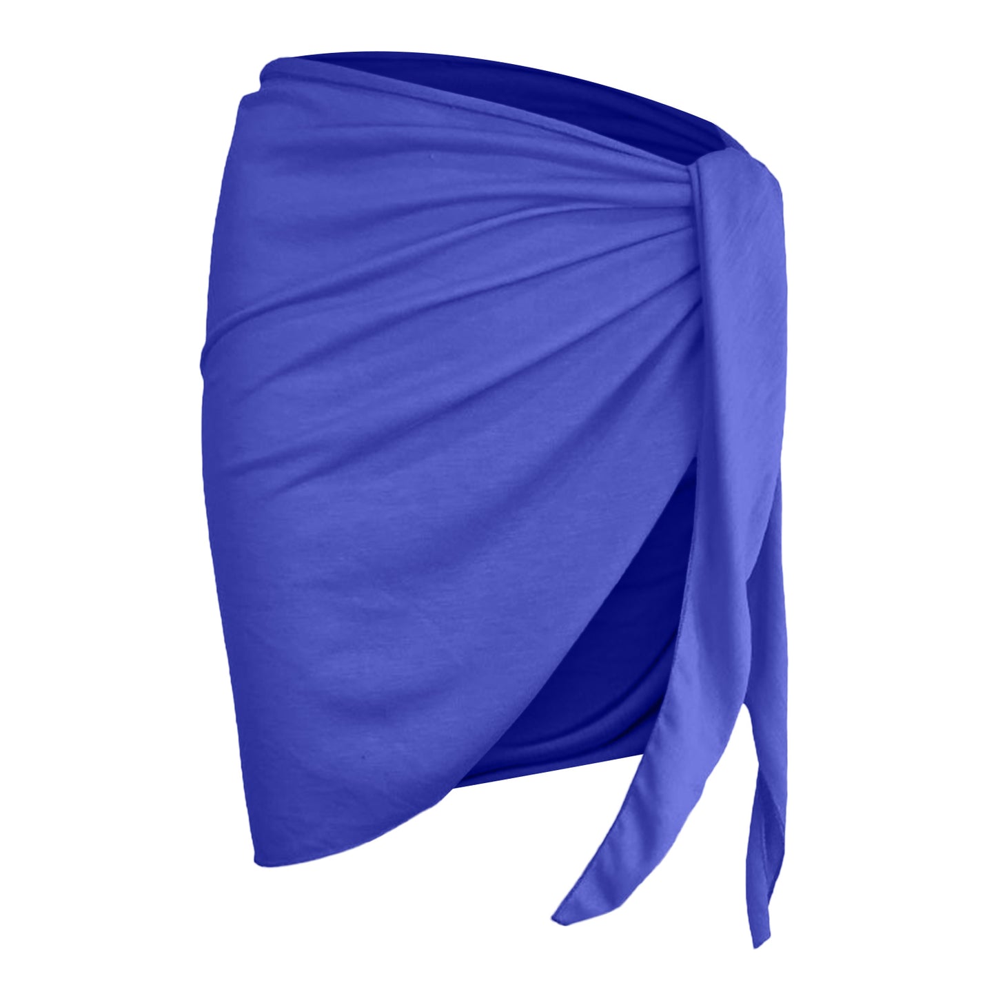 Women Cover Up Skirt Solid Color Swimsuit Female Side Knot Cover-Ups Summer Beach Dress Swimwear Bikini Cover Up пляжная одежда