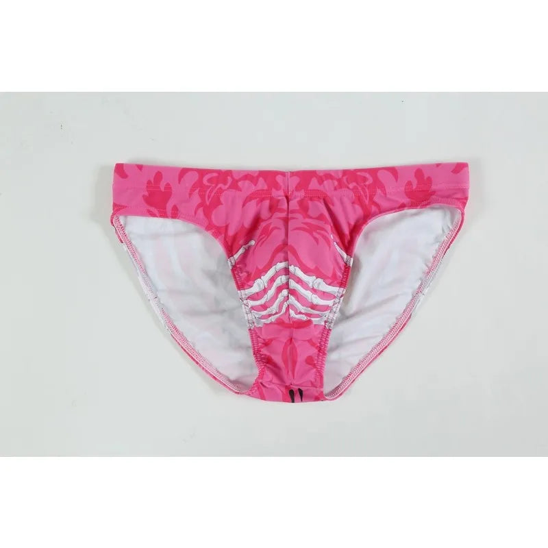 New swimming trunks men's swimsuit printed youth swimming trunks swimming training