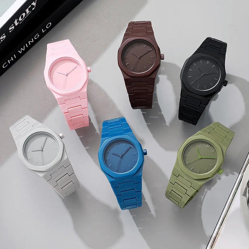 Top Brand Men Calendar Watch Luxury Business Quartz Watch Sports Plastic Watch Students Women Watches Reloj Hombre Dropshipping