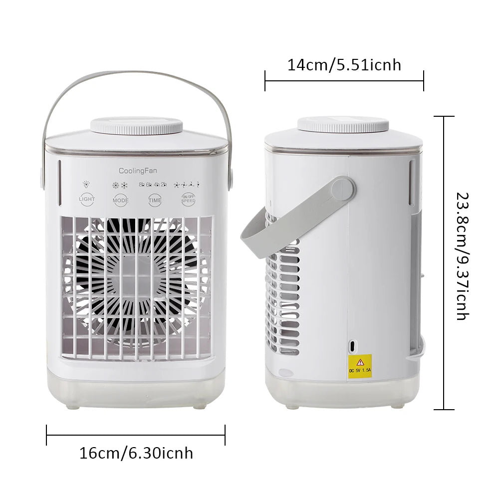 Desktop air conditioner fan small air cooling machine small air conditioner household water cooling fan summer dormitory artifac