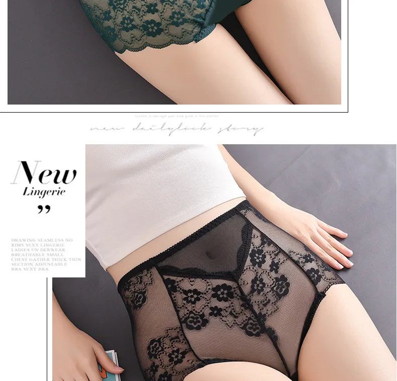Sexy lingerie for women Panties ropa interior sexi  mujer lace ropa de mujer High waist underwear women buttock lifting bragas