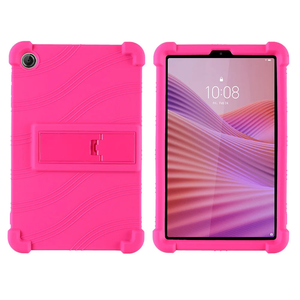case For LENOVO Tab One 8.7 inch Tablet  protective cover Android Tablet Soft Silicone Adjustable Stand protective sleeve