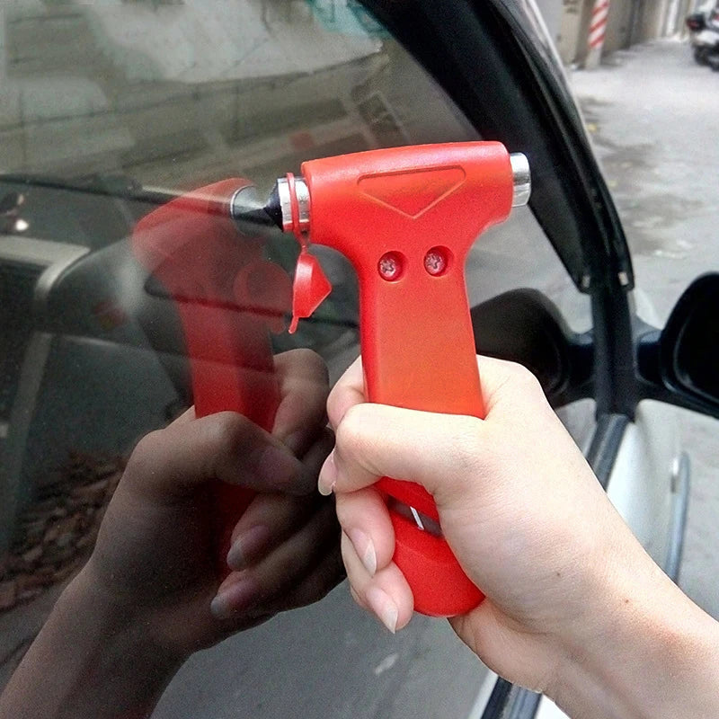 Solid Car Emergency Safety Hammer Escape Tool Car Window Breaker Seat Belt Cutter Multifunctional Escape Tools Car Accessories