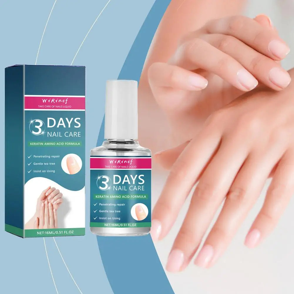 Nail Care Liquid Rapid Nail Revitalization Nourishing Liquid Rejuvenate Damaged Nails Soothing Tea Tree Care