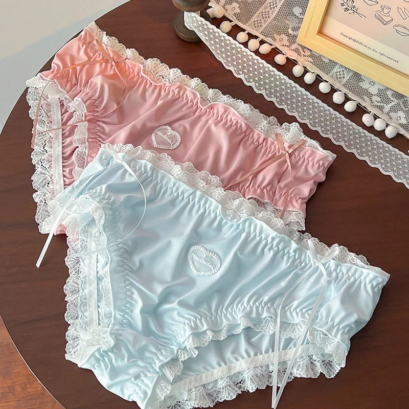 Sexy panties Plus size ropa interior femenina lace lenceria sweet calzones para mujer high elasticity underwear women Lingerie