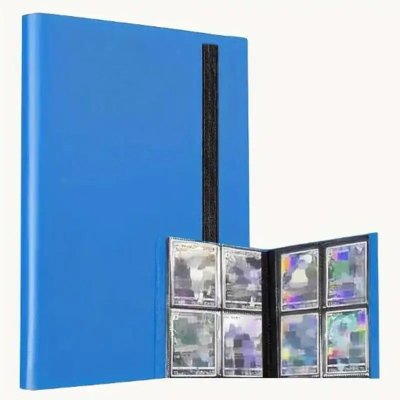 Trading Card Collector Holder 4/9/12-Pocket Binder Portable Storage Case Suitable for Game Cards Baseball Football Cards