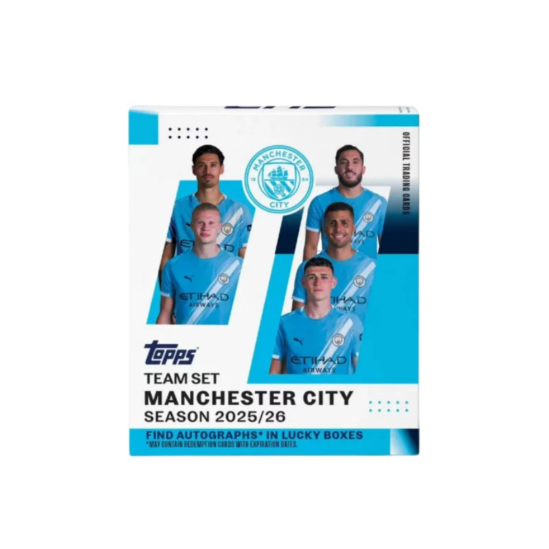 Genuine 2025/26 TOPPS Team Set Arsenal Real Madrid Soccer Card Mystery Box Anime Trading Cards Holiday Gifts Toys for Kids Card