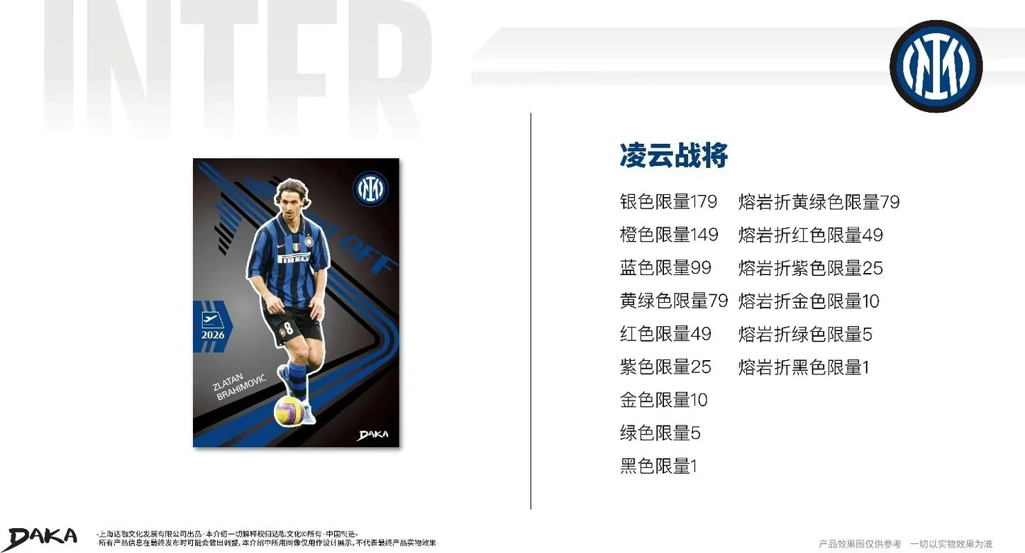 ‌2025-2026 Daka Ronaldo Messi Yamal Mbappe Roberto Baggio Football Collection Card Real Madrid Barcelona Manchester Player Card