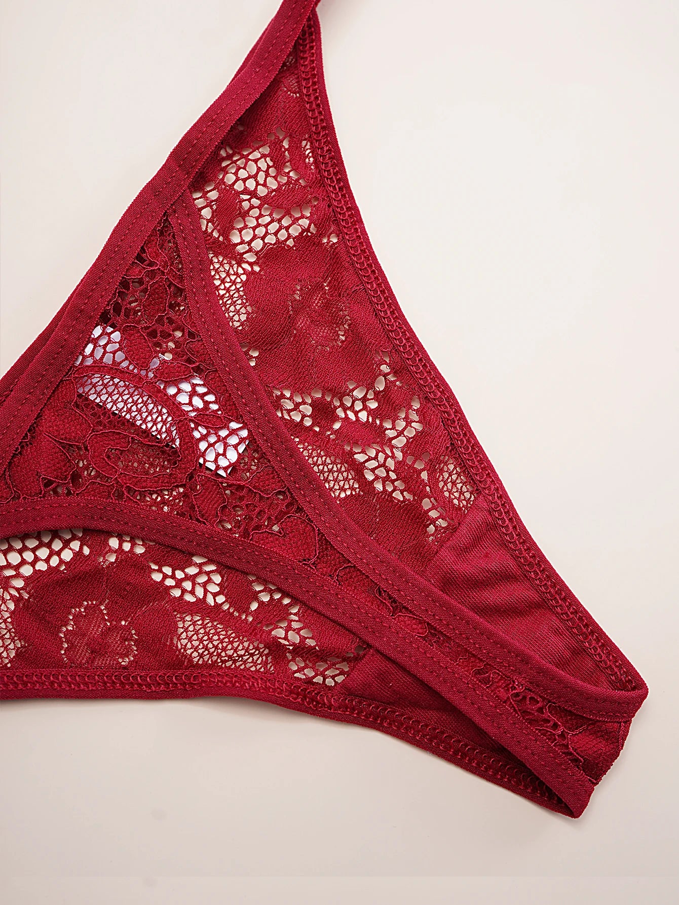1PC Sexy Lace Semi-sheer Thong Ultra-thin Low Waist T-Back Underwear Women G-string Bikini Panties Lingerie Tanga Mujer XS-XL