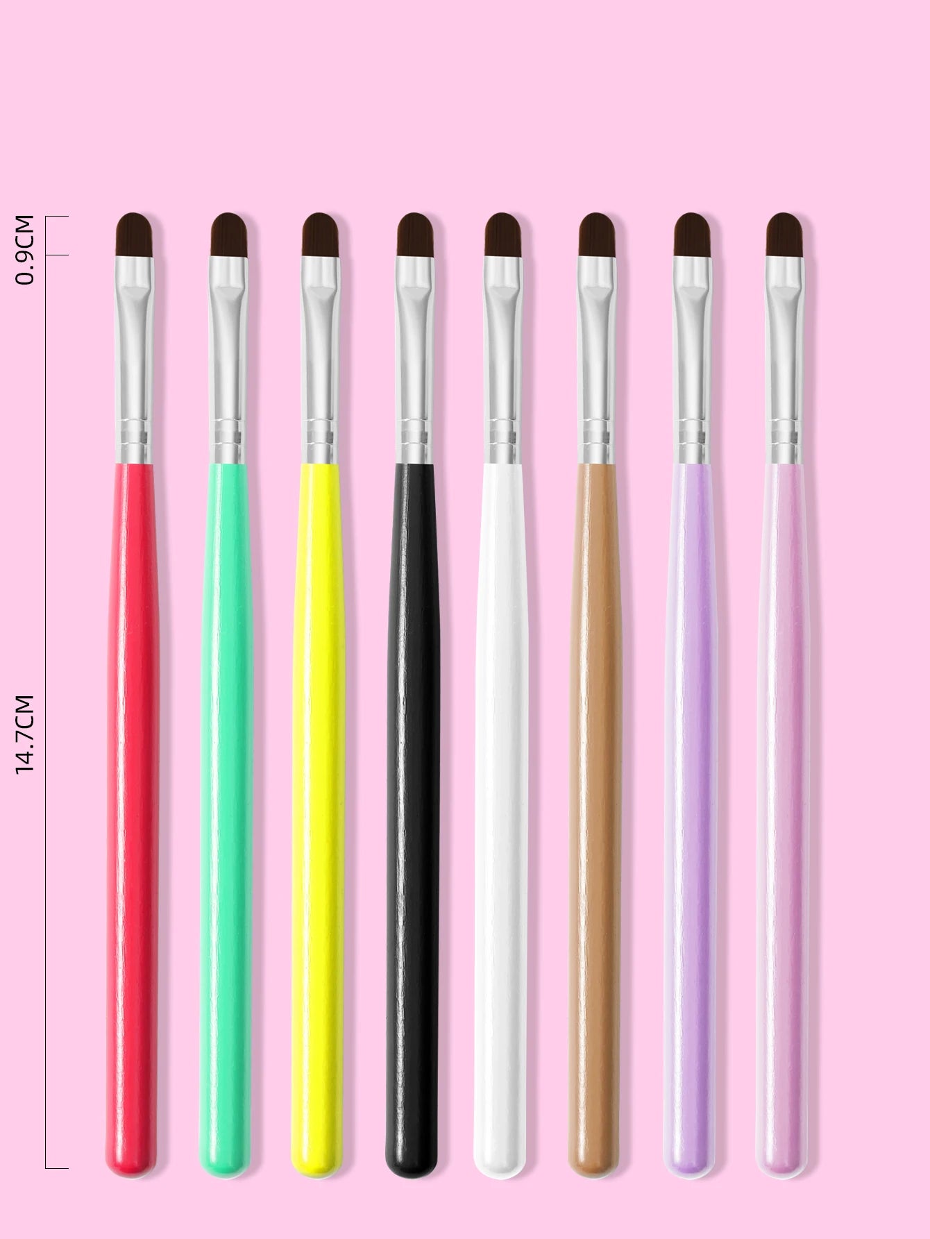 8pcs Nails Art Brush Pen 3D Tips Pattern Phototherapy Acrylic UV Gel Extension Builder Coating Painting Pen DIY Manicure Toos