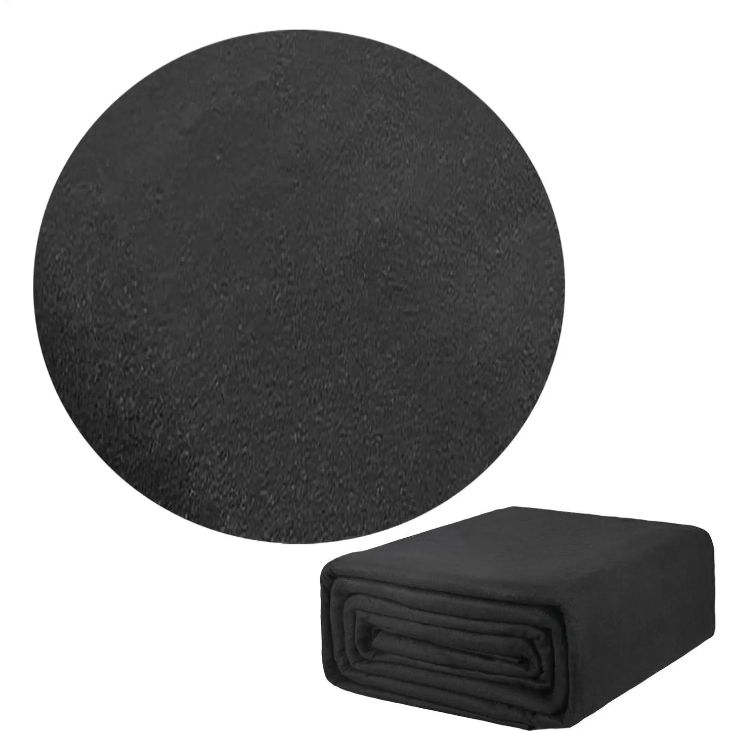 3/2.5M Round Pool Liner Pad Black Protective Pad for Ground Swimming Pools Indoor Outdoor Under Pool Mat Heavy Duty Tarp