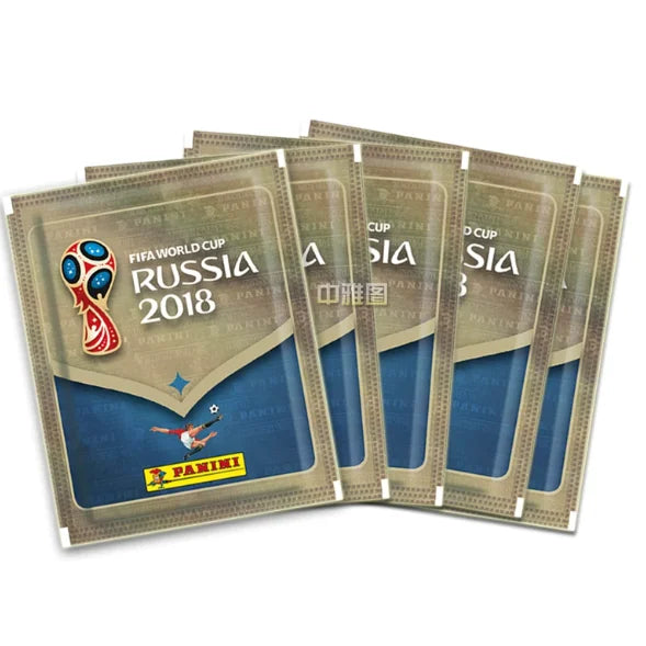 Genuine 2026 2018 2014 Panini World Cup Stickers Box Official Football Collectible Sticker Packs Anime Peripheral Gift Toys