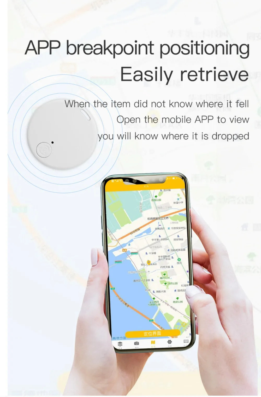 Anti-Lost Device Mini GPS Tracker Bluetooth Pet Kids Wallet Tracking IOS Android Smart Finder Locator Accessories 2025
