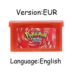 USA/EUR/ESP/ITA/NOE/FRA Pokemon Series Video Game Cartridge Pokemon Emerald FireRed LeafGreen Ruby Sapphire for GBA