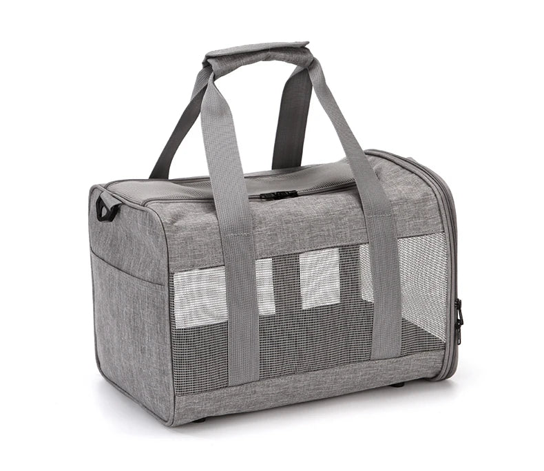 Pet Carrier Soft Travel Bag for Cats And Dogs Breathable Honeycomb Board Detachable Veterinary Cat Car Bag Support Board