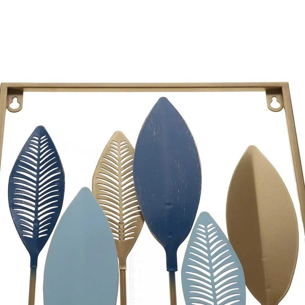 Decoration Wall Hanging Decor Cabinet Living Room Leaves Sculpture Desktop Ornaments Ginkgo Leaf Ornaments Iron Arts Crafts