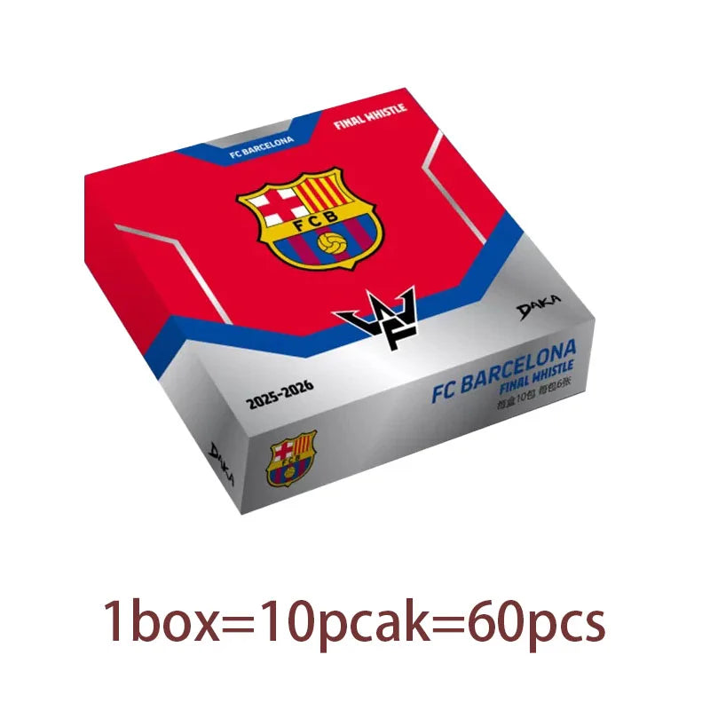 Daka 2025-2026 Messi Yamal Mbappe Football Collection Card Real Madrid Barcelona Manchester Juventus Ale Milano Star Player Card