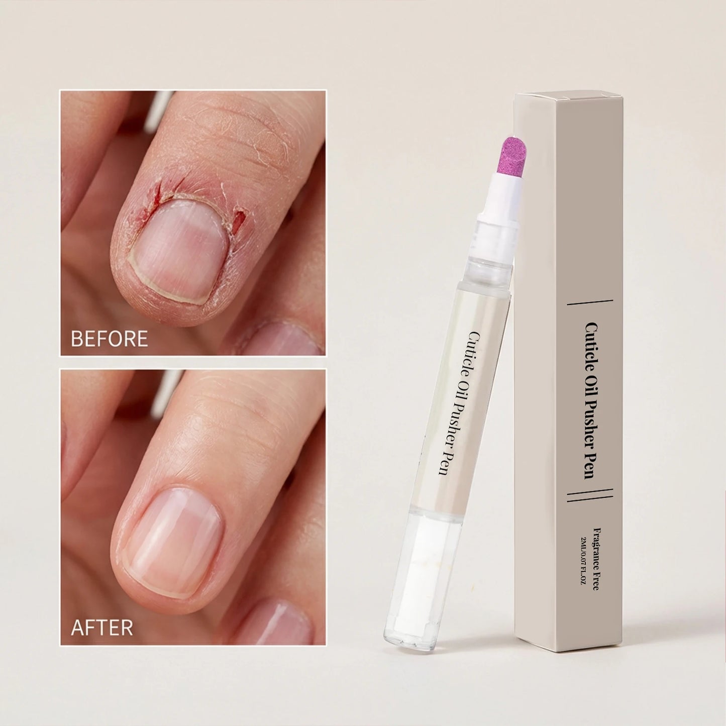 Nail care pen - Gentle care for smooth and shiny nails, moisturizing and smooth, convenient for daily maintenance and care.