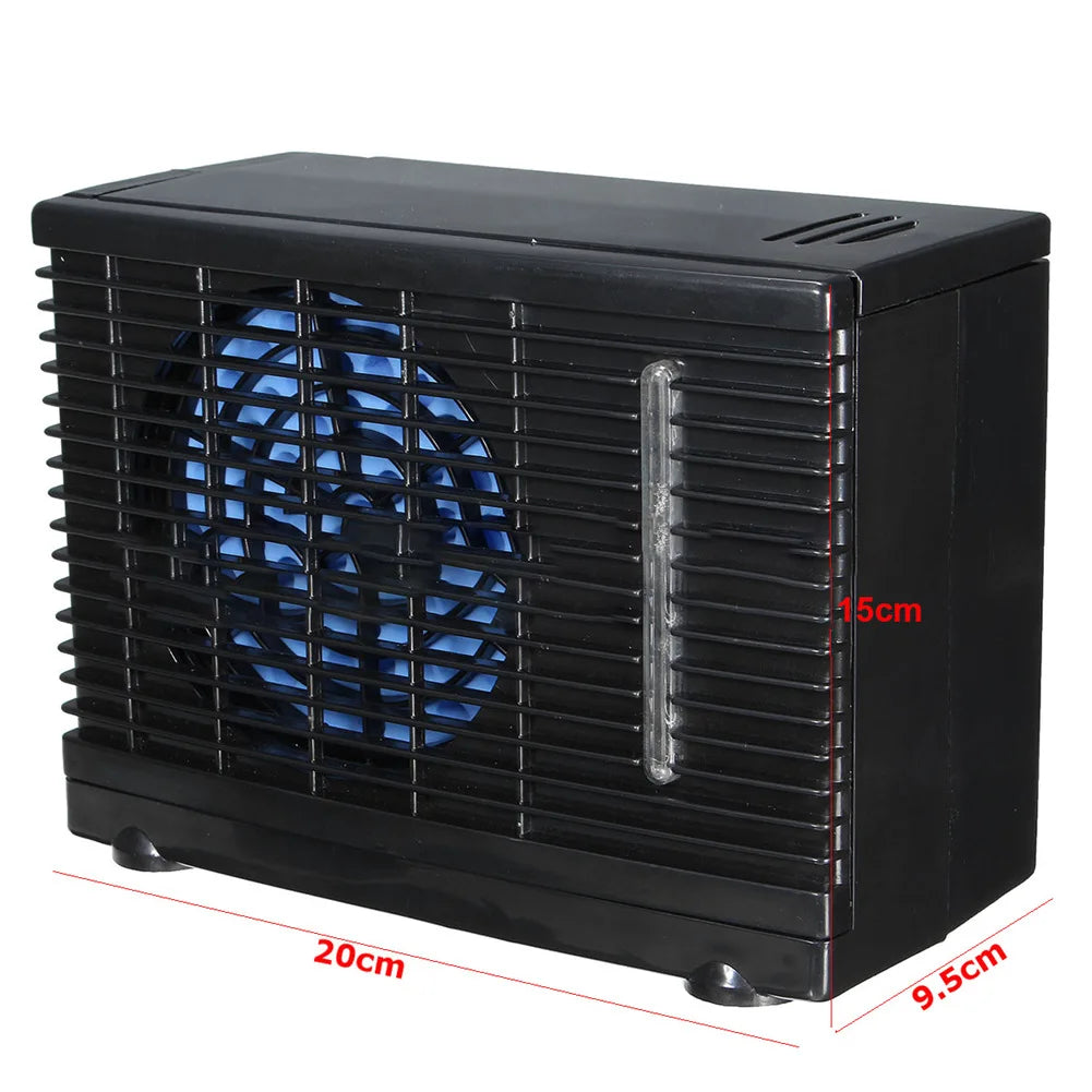 Portable Air Conditioner For Cars 12V Adjustable 60W Car Air Conditioner Cooler Cooling Fan Water Ice Evaporative Cooler