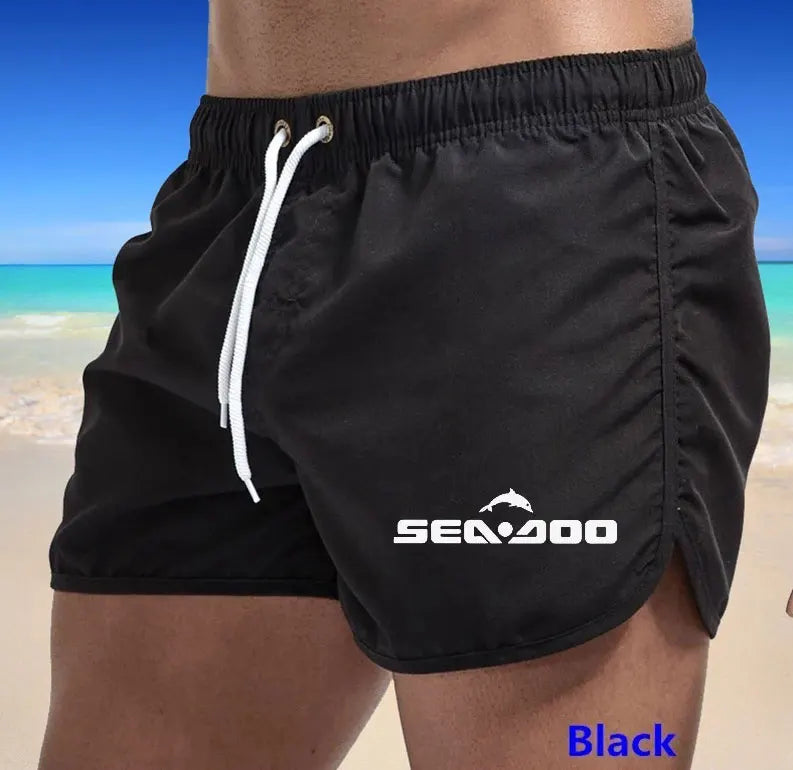 Summer sea Doo Casual Shorts Men Boardshorts Breathable Beach Shorts Comfortable Fitness Sports Short Pants Male bermudas