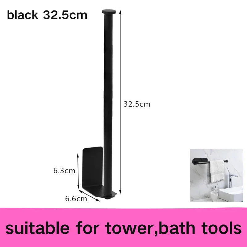 Adhesive Paper Towel Holder For Kitchen Napkin Rack Toilet Paper Holder Tissue Dispenser Cabinet Storage Bathroom Accessories