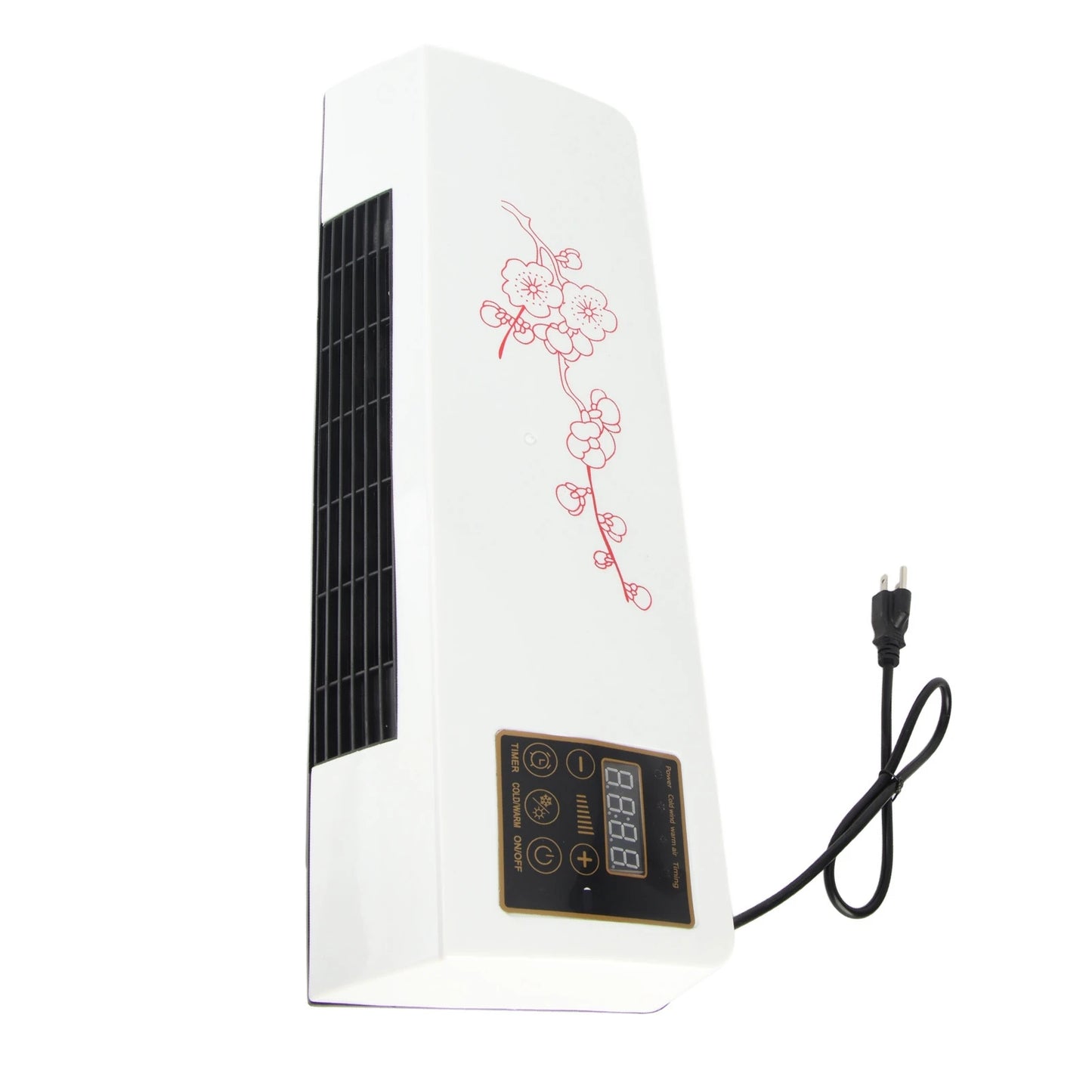 Air Heater Fan Electric Air Conditioner Fan Wall Mount Easy  Temperature  Timer Heating and Cooling Fan Electric Heating Fan