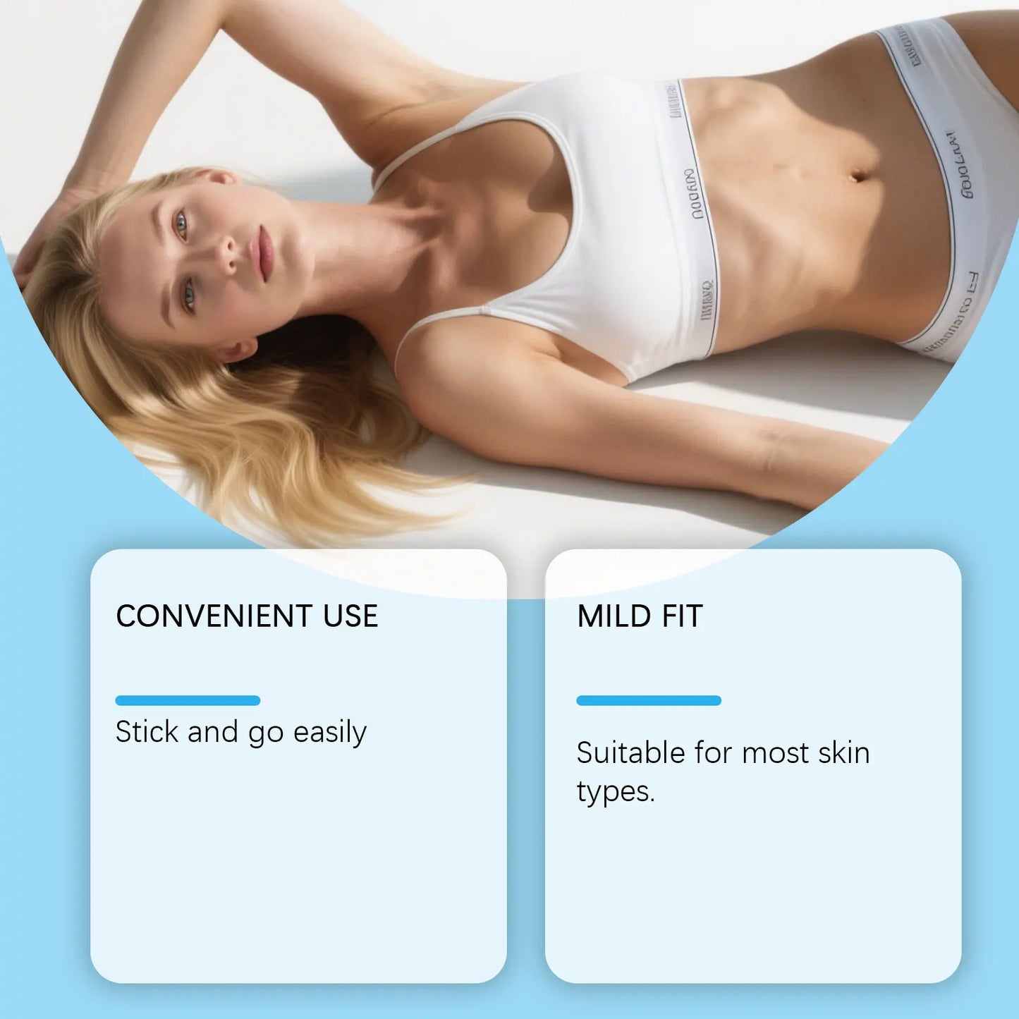 Body Care Patch - Soft, Skin-Friendly & Breathable Material, Daily Gentle Body Contour Care for Comfortable Wear