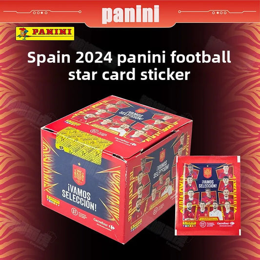 Genuine Official Panini 2024 Spain Football National Team Stickers Trading Card Original Collection Gift for Football Collectors
