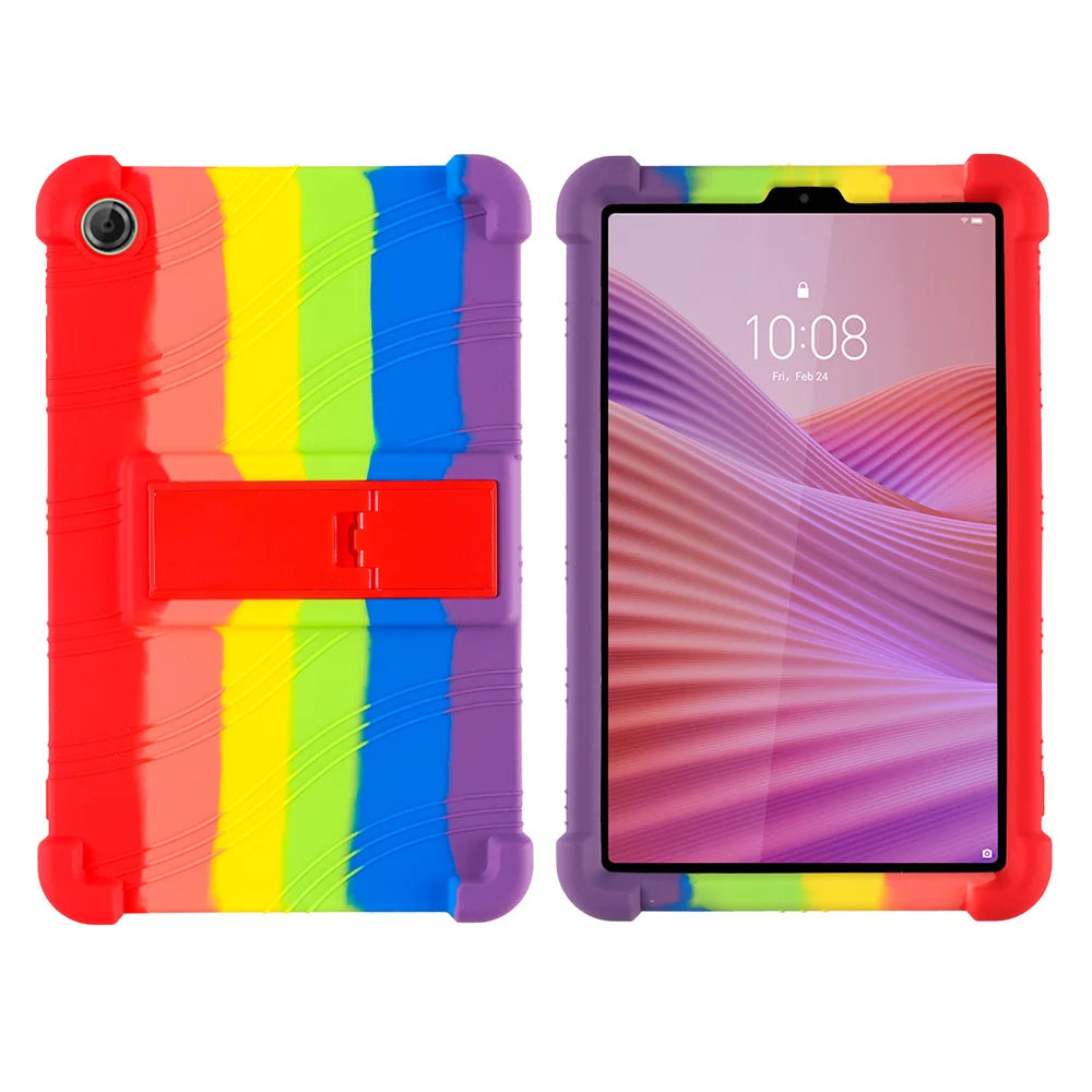 case For LENOVO Tab One 8.7 inch Tablet  protective cover Android Tablet Soft Silicone Adjustable Stand protective sleeve