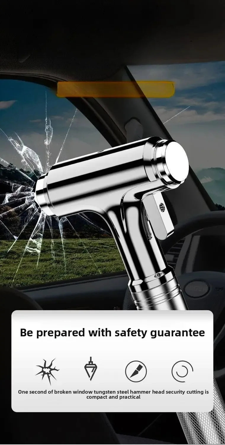Car Safety Hammer Car Window Breaker Emergency Hammer with Seat Belt Cutter for Auto Rescue Escape Life Saver Hammer