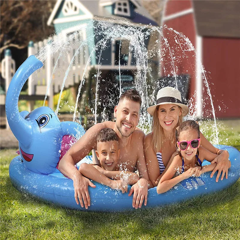 Summer Toys Children Non-Slip Mat Summer Beach Inflatable Water Spray Pad Outdoor Game Toy Pet Swimming Pool Kids Toys