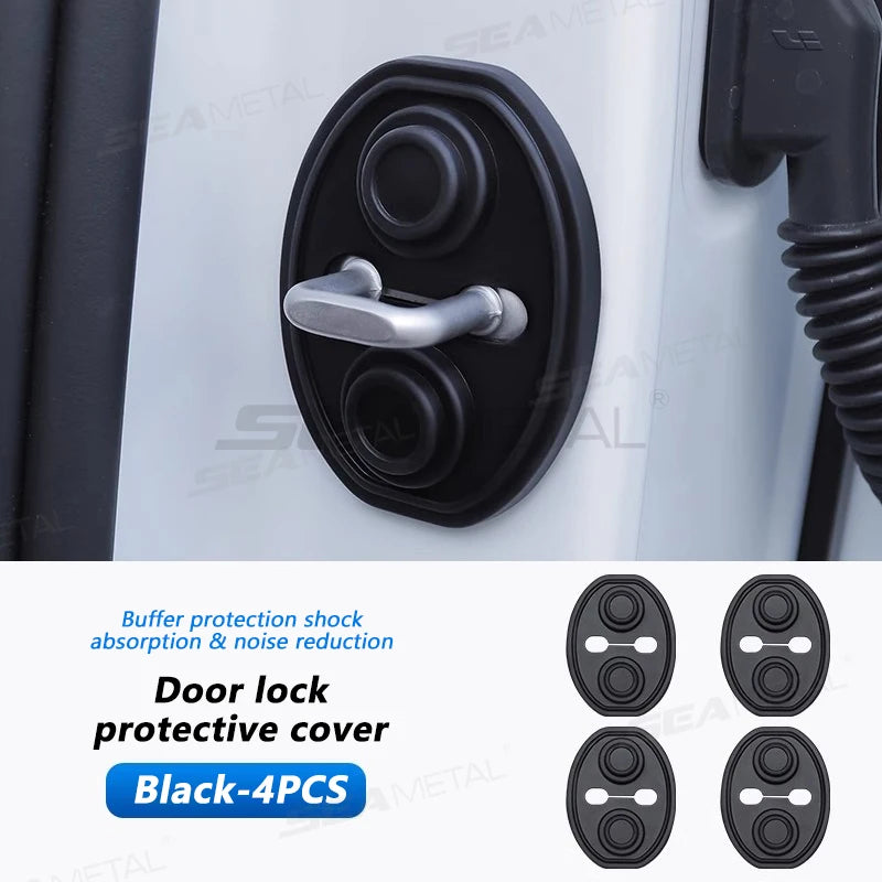 BLALION Car Door Closing Shockproof Silicone Cushion Mute Shock Absorber Protective Covers Mute Buffering Cushion Accessories