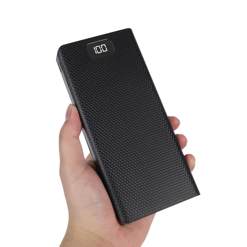 DIY 8*18650 Battery Power Bank Case Charge Storage Box 5V Dual USB Type C Battery Holder Box PD QC3.0 Fast Charge For SmartPhone