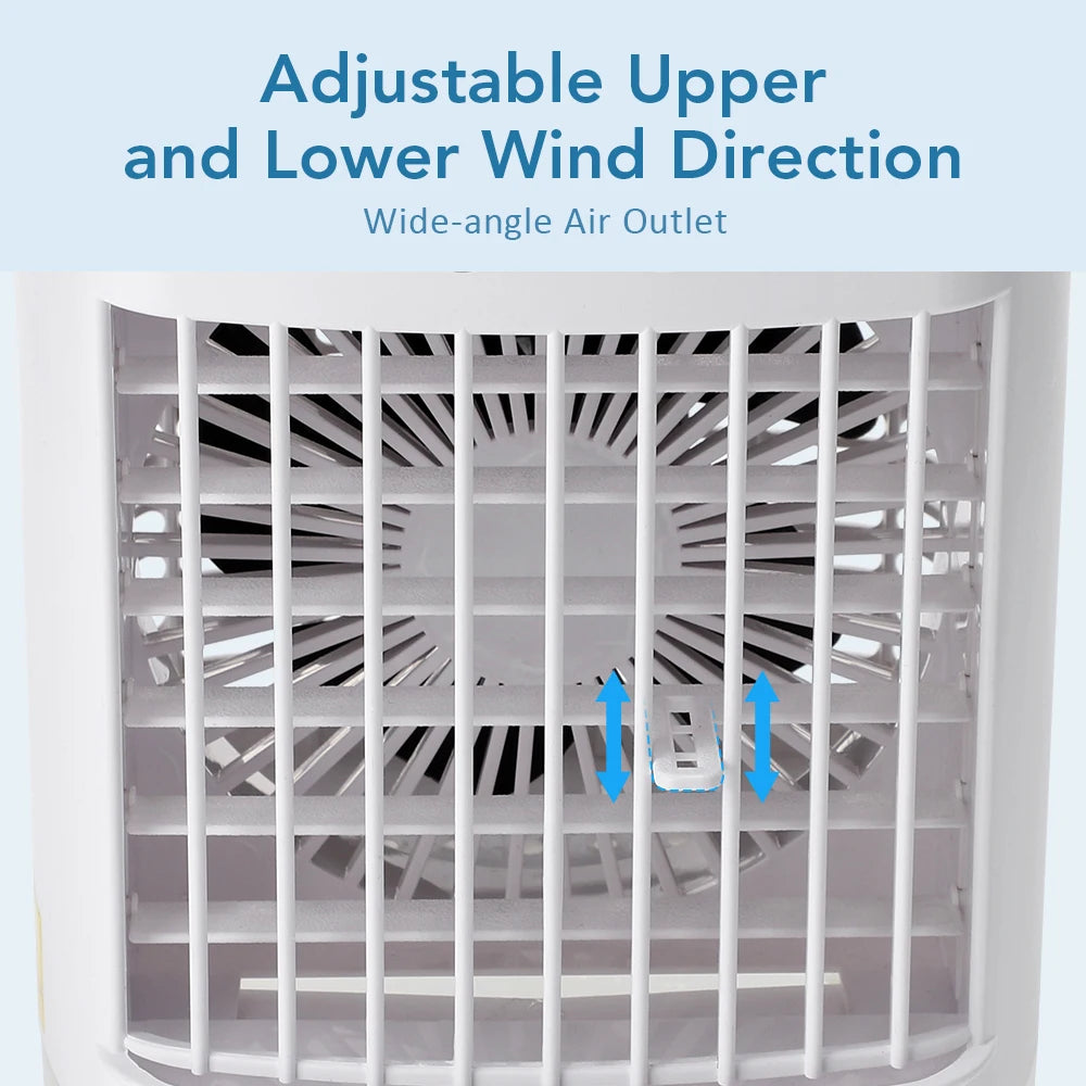 Desktop air conditioner fan small air cooling machine small air conditioner household water cooling fan summer dormitory artifac