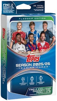 Genuine 2025-26 Topps Flagship UCC Premium UEFA Club Competitions Soccer Official Licensed Collectible Trading Cards