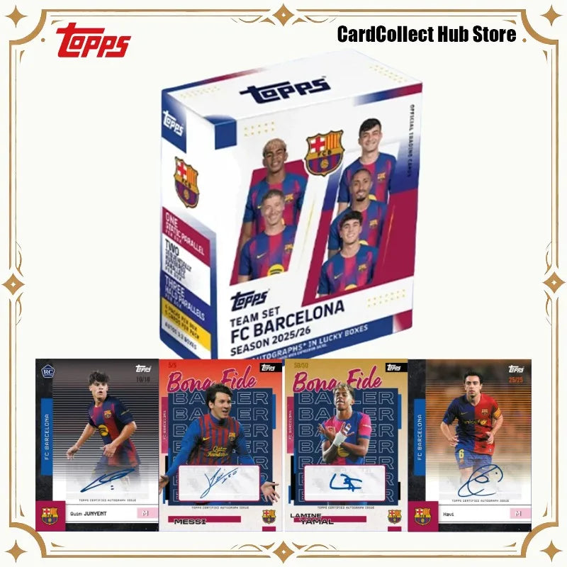2025/26 Topps Genuine Soccer Trading Cards Man Utd PSG Juventus Chelsea Bayern Man City Barca Rare Auto Parallel Collectibles