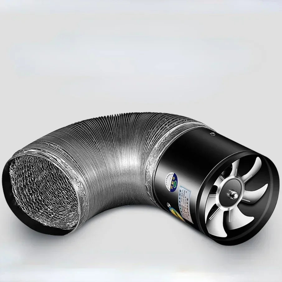 4''6''8'' Pipe kitchen toilet exhaust fan louver exhaust fan air ventilation ceiling booster Blower metal exhaust fan