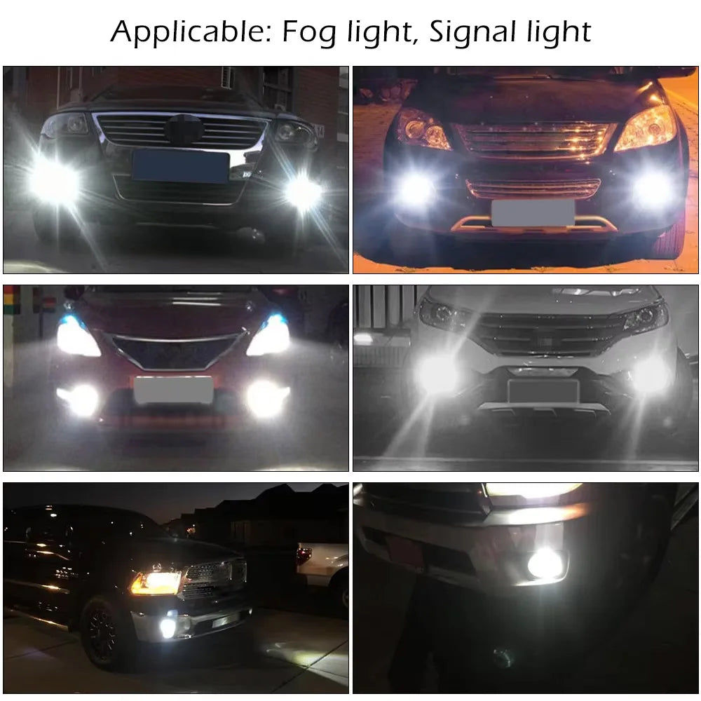 1/2/4pcs H7 Car Headlight Bulb Kit Waterproof Auto Fog Light Canbus H7 Led Lamp Super Bright 6000K Led Automobile Accessories