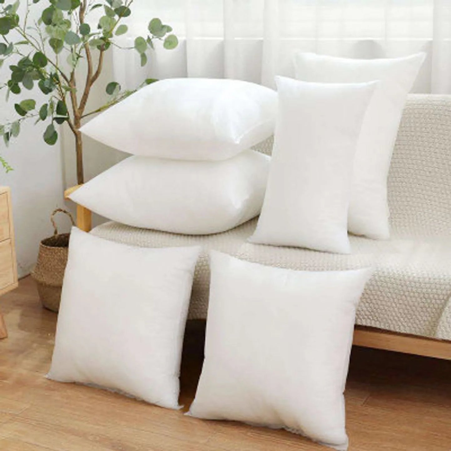 Home Hotel Pillow Inner Filling Cotton-padded Headboard Cushion Core Non-woven With Woolen Cloth 35x35/40x40/50x50cm