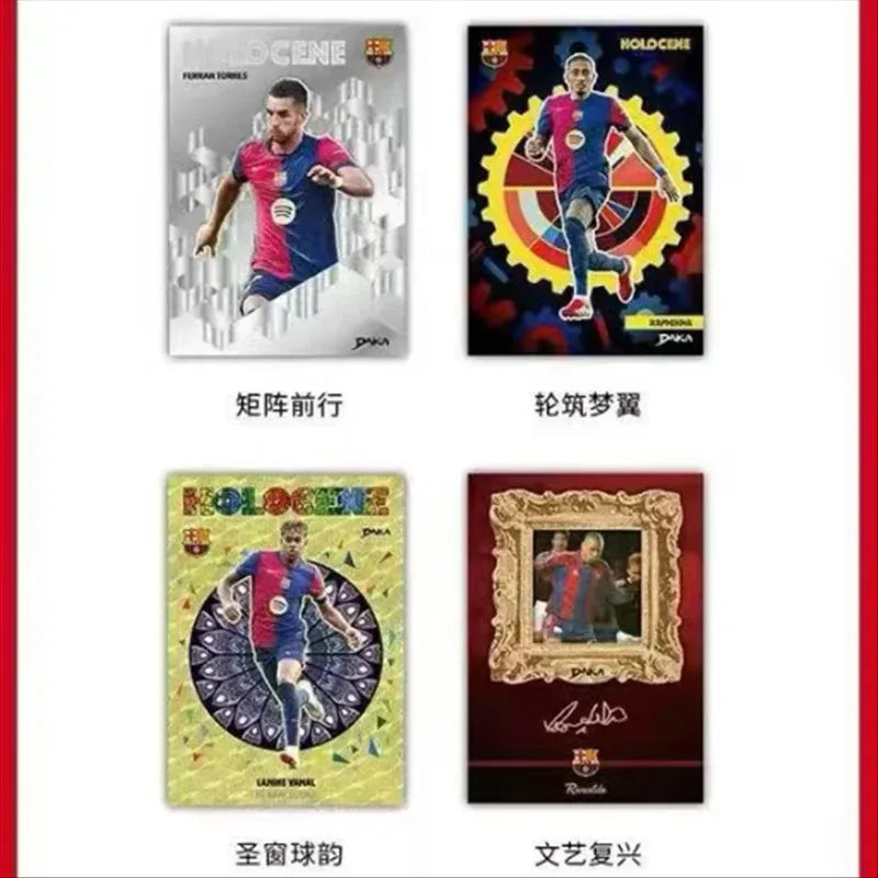 Official Authentic 2025 DAKA FC Barcelona Football Star Cards Rare Collection Signature Card Essential for Fans To Collect