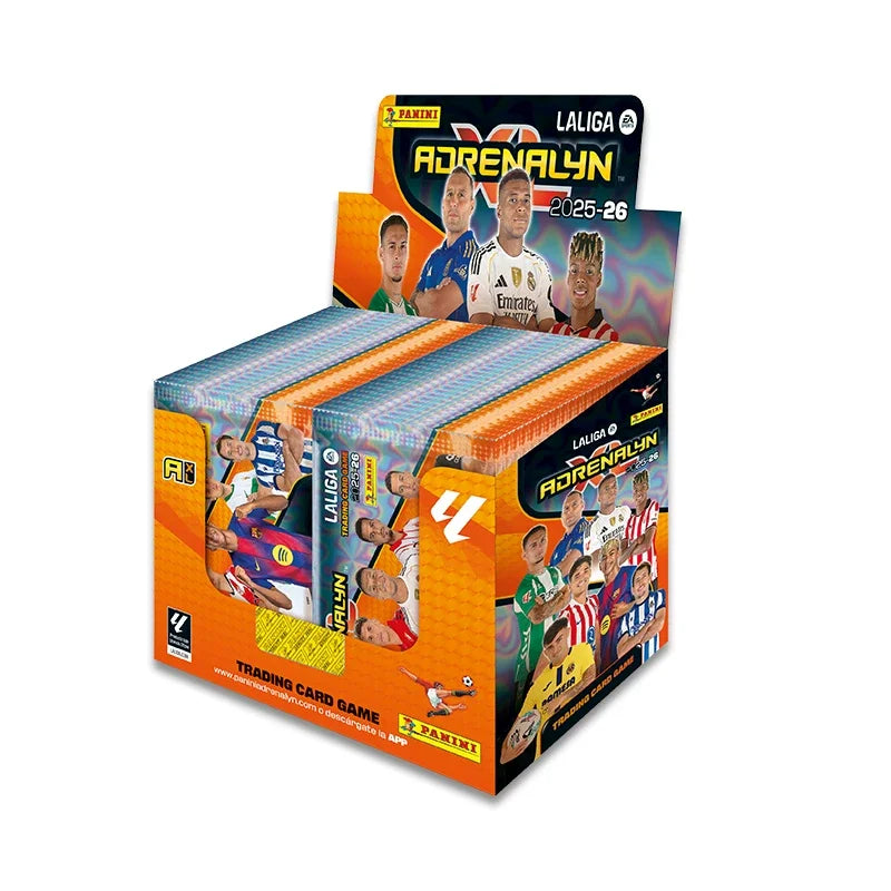 Panini 2025-26 La Liga Adrenalyn XL Full Box Official Licensed LaLiga Soccer Trading Cards Game Collection Cards Gift Toys