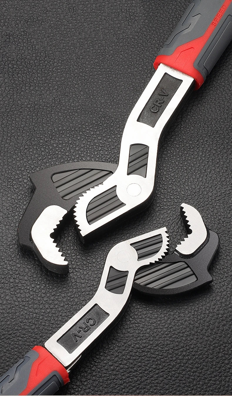 6/8/10/12 inch niversal Multifunctional Self-Locking Wrench Fast Adjustable Wrench CR-V Bathroom Wrench Plumber Multi Hand Tool