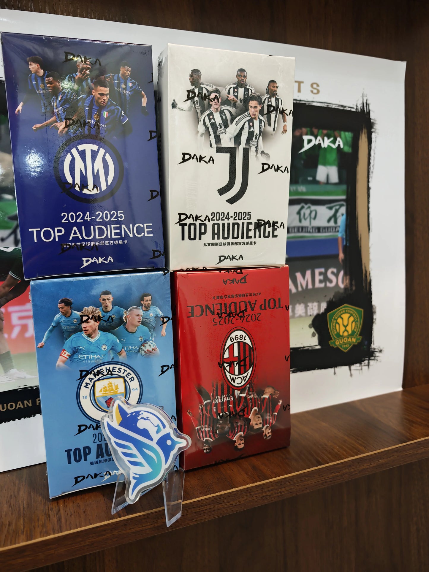New 20 BOXES PER CASE Daka 2025-2026 Messi Yamal Mbappe Football Collection Card Madrid Barcelona Manchester Juventus Ale Milano